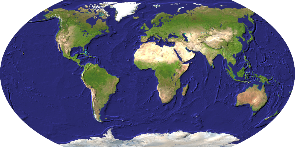 world map. World map 1000x500
