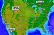 USA-Karte